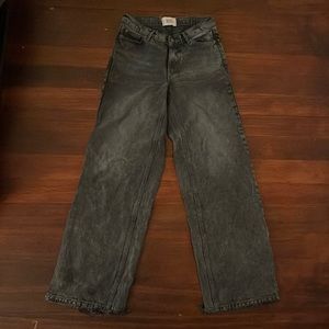 women’s BDG urban outfitters black wide leg jeans